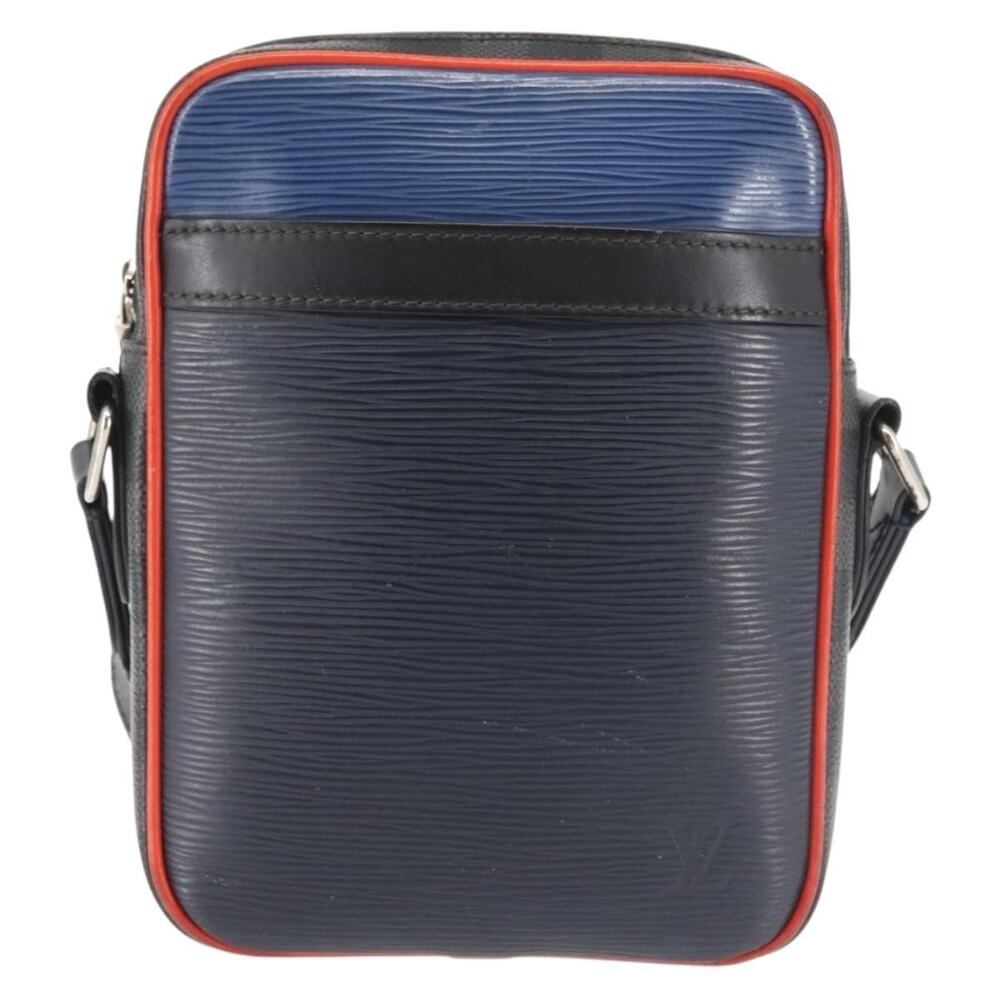 Louis Vuitton Epi Damier Graphite Danube PM Shoulder Bag Navy Blue